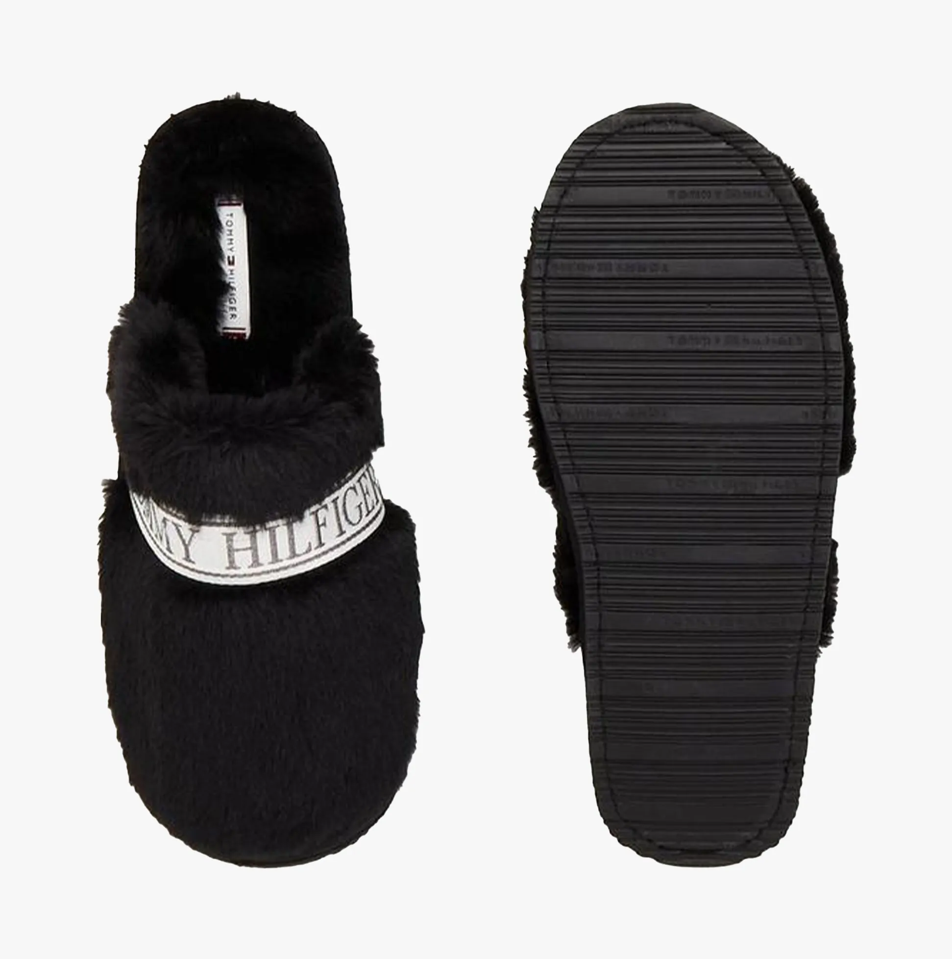 Tommy Hilfiger TOMMY FUR HOTEL Womens Slippers Black sold by Shuperb product image thumbnail 5