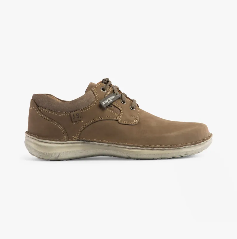 Josef Seibel ANVERS 36 Mens Wide Fit Leather Shoes Brown sold by Shuperb