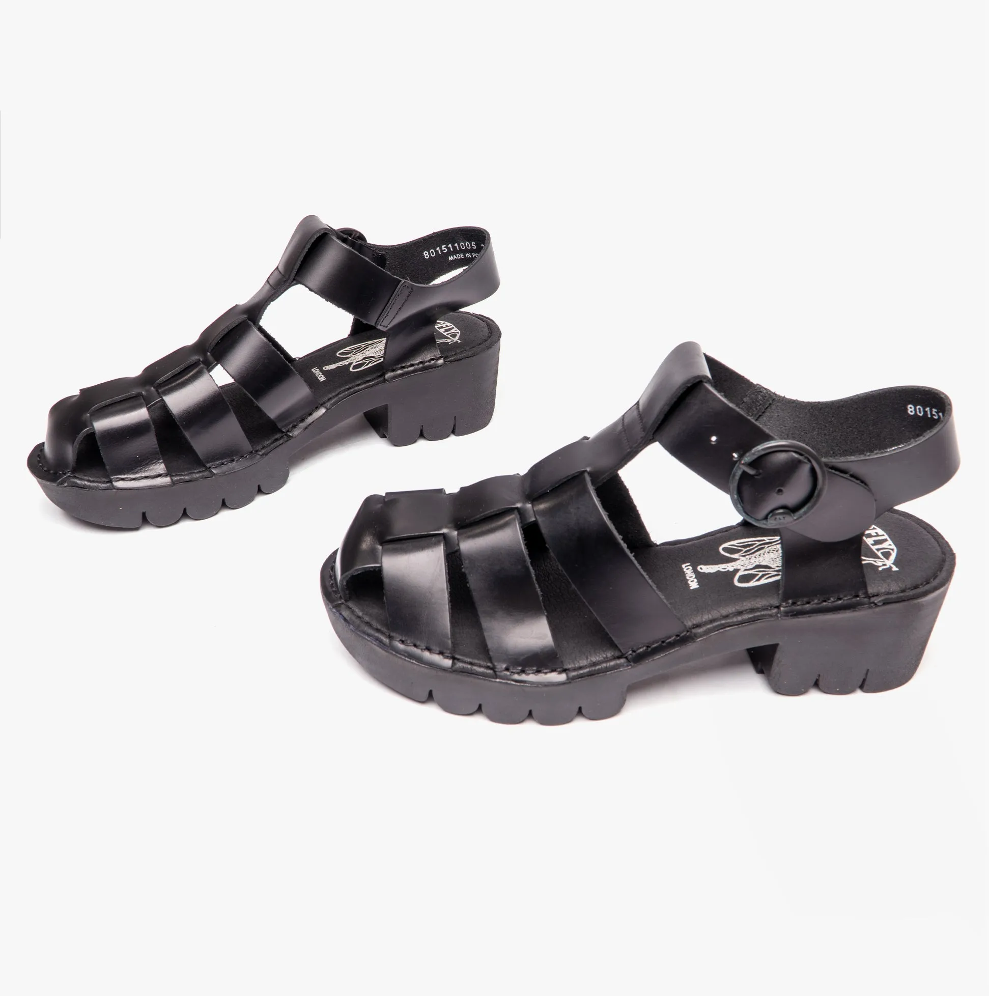 Fly London EMME511FLY Womens Fisherman Sandals Black sold by Shuperb product image thumbnail 4