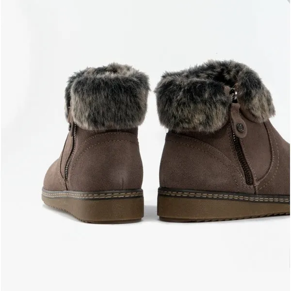 Hush Puppies PENNY Womens Suede Ankle Boots Grey sold by Shuperb product image thumbnail 3