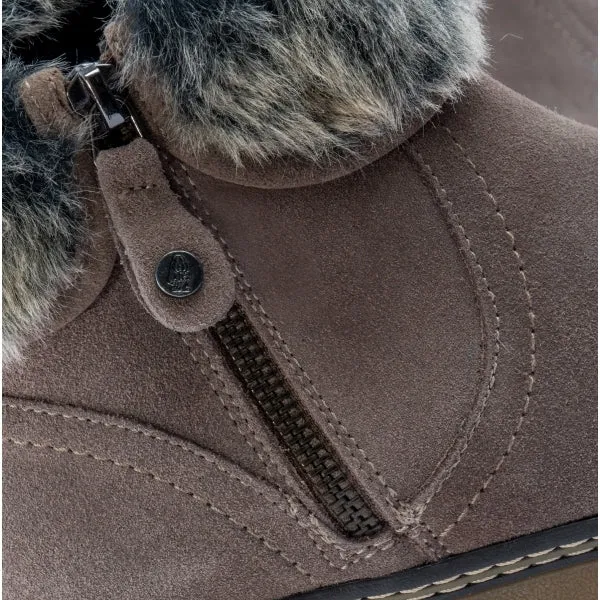 Hush Puppies PENNY Womens Suede Ankle Boots Grey sold by Shuperb product image thumbnail 2