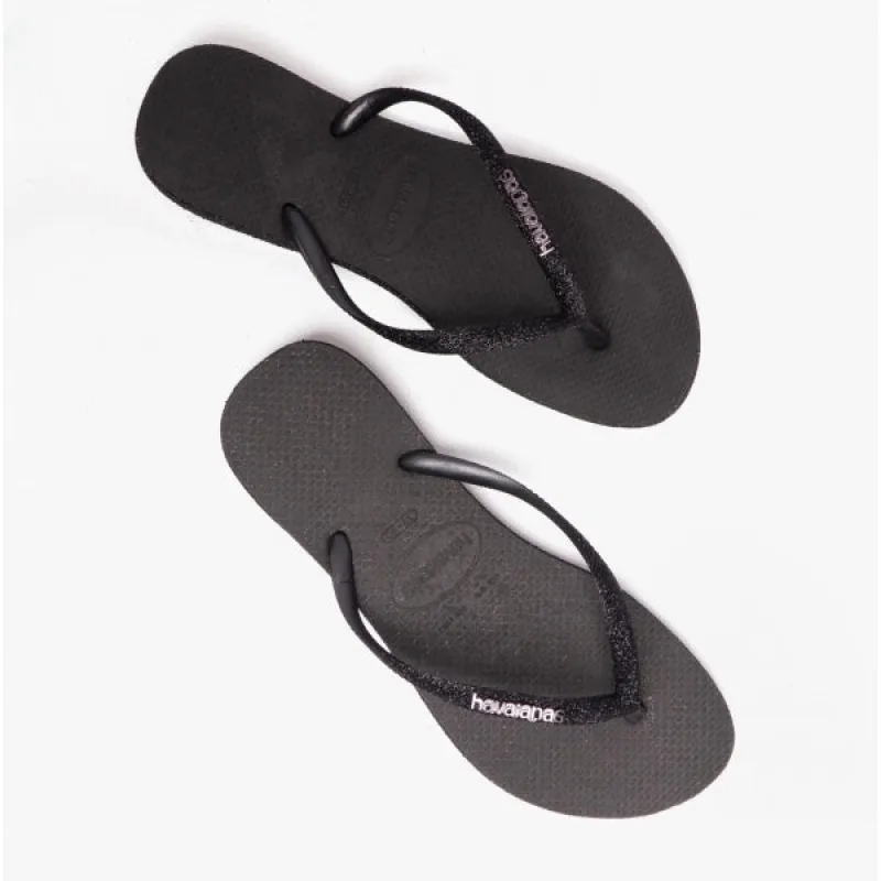 HAV SLIM SPARKLE II Ladies Flip-Flops Black sold by Shuperb