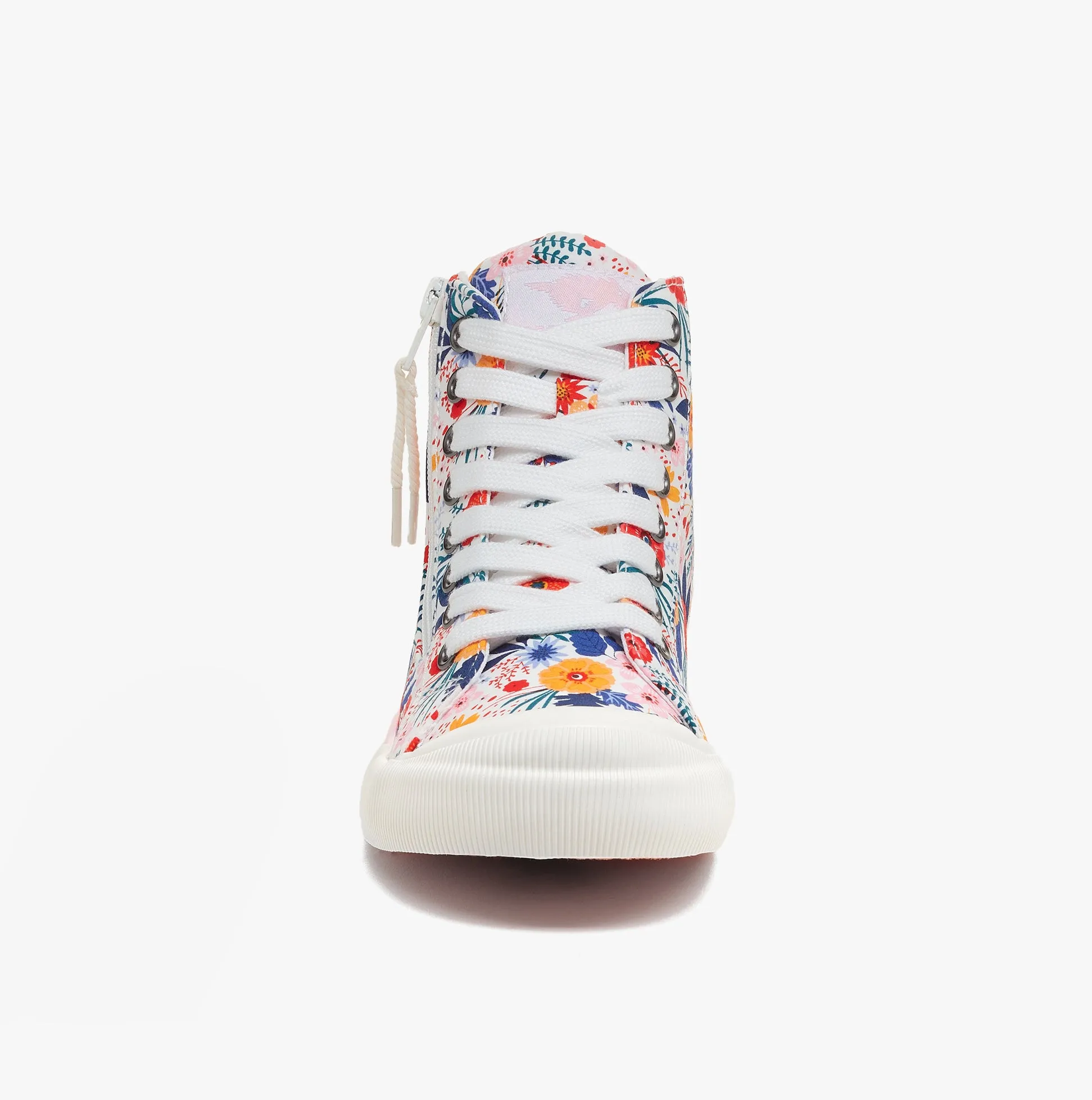 Rocket Dog JAZZIN Womens High-Top Floral Trainers White Multi sold by Shuperb product image thumbnail 3