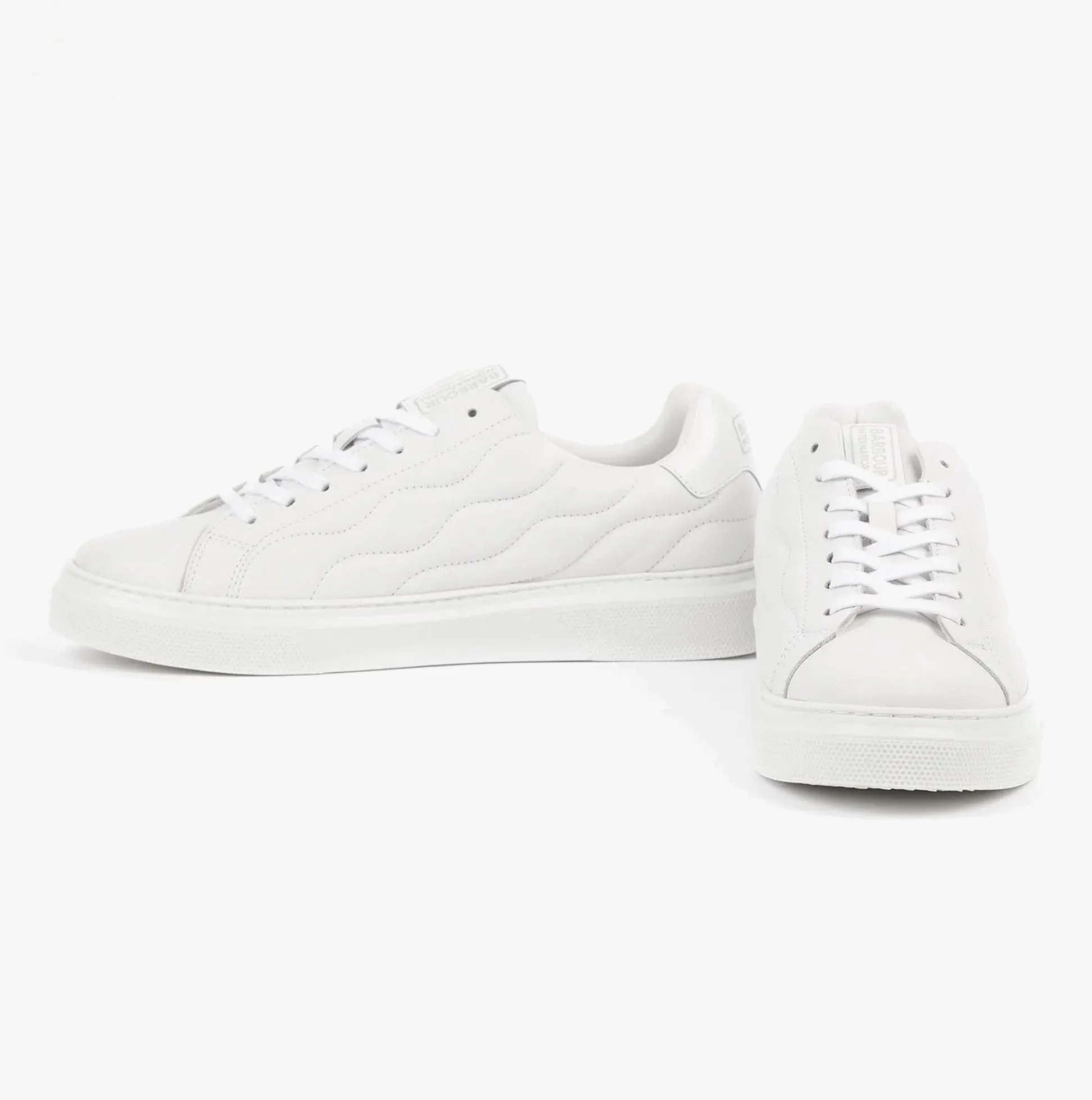 Barbour GLENDALE Mens Trainers White sold by Shuperb product image thumbnail 3