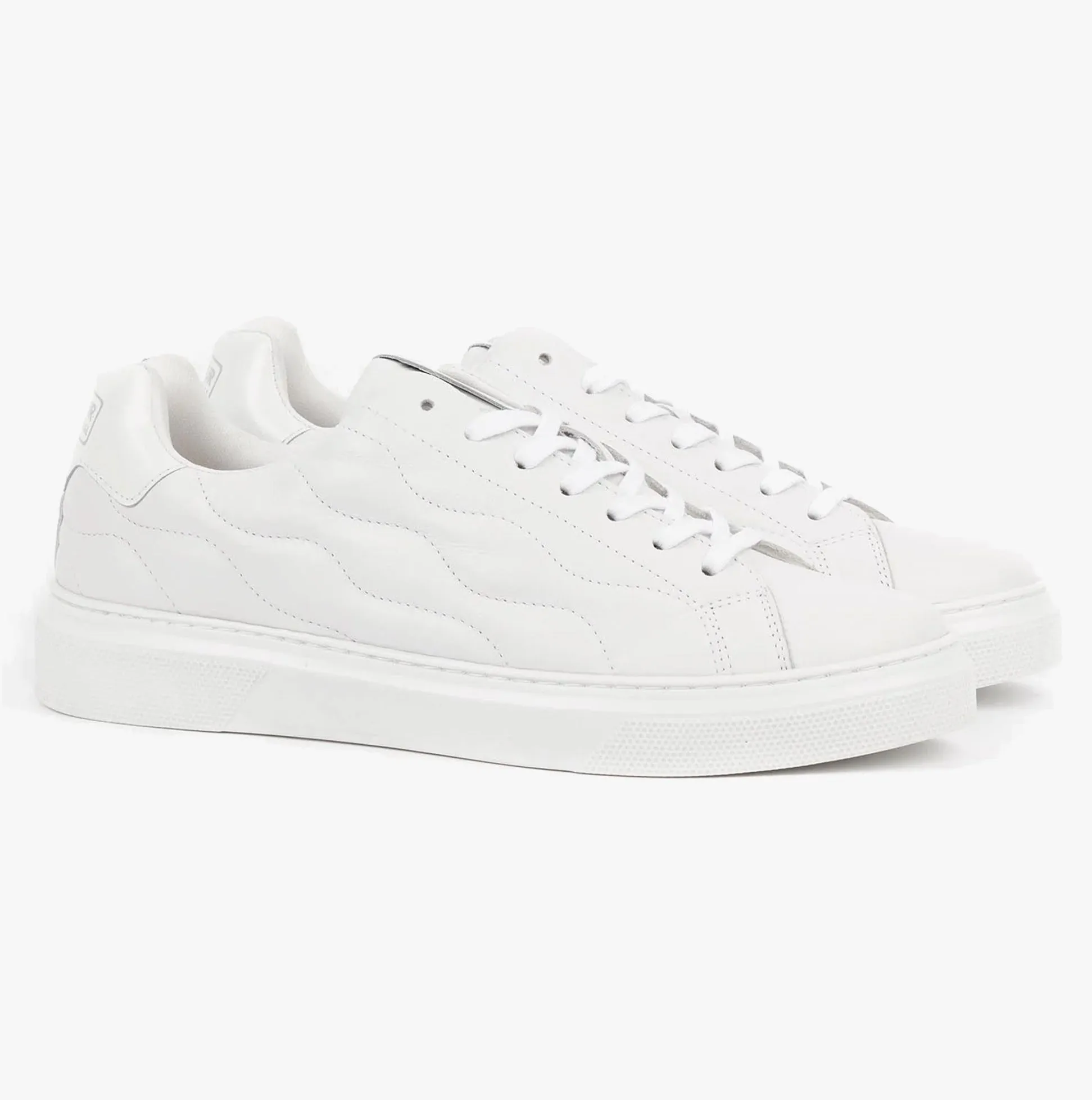 Barbour GLENDALE Mens Trainers White sold by Shuperb product image thumbnail 2