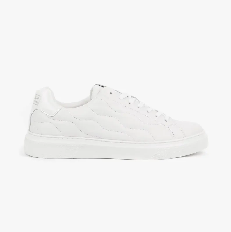 Barbour GLENDALE Mens Trainers White sold by Shuperb