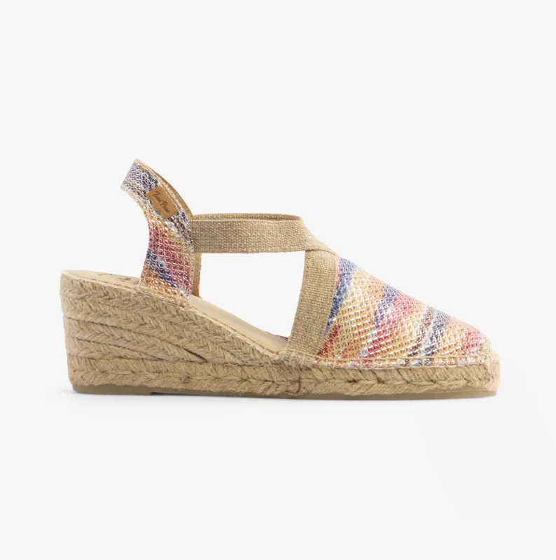 Toni Pons TRITON Womens Vegan Wedge Espadrilles Multi sold by Shuperb