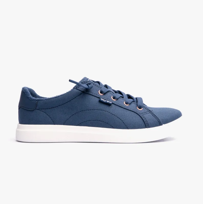 BOBS D VINE Womens Canvas Trainers Navy sold by Shuperb