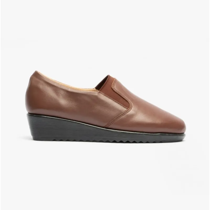 Comfortology BELINDA Womens Leather Shoes Cognac sold by Shuperb