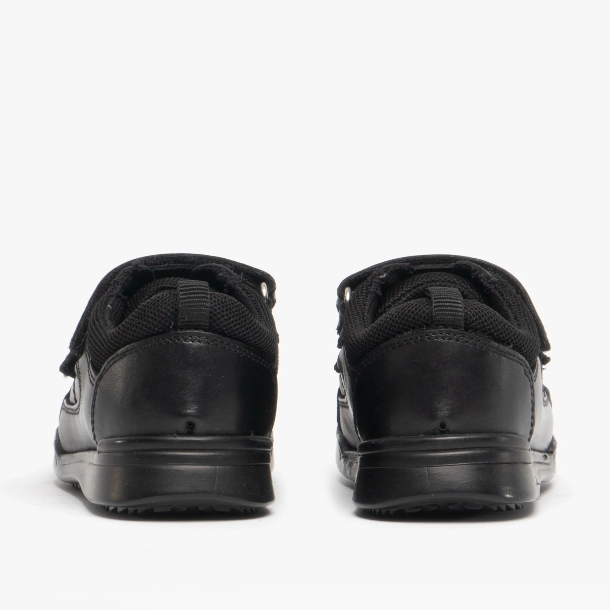 Hush Puppies LIAM Boys Leather School Shoes Black sold by Shuperb