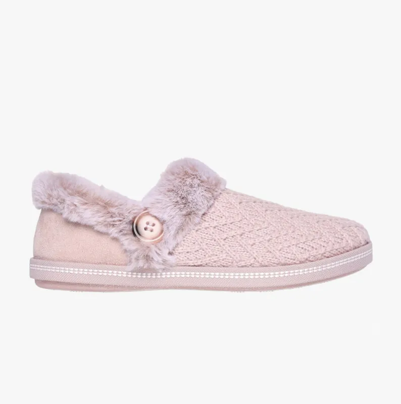 COZY CAMPFIRE-GIRLS NIGHT IN Womens Indoor Slippers Blush sold by Shuperb