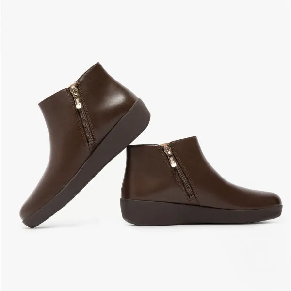 FitFlop SUMI Womens Leather Ankle Boots Chocolate Brown sold by Shuperb product image thumbnail 3