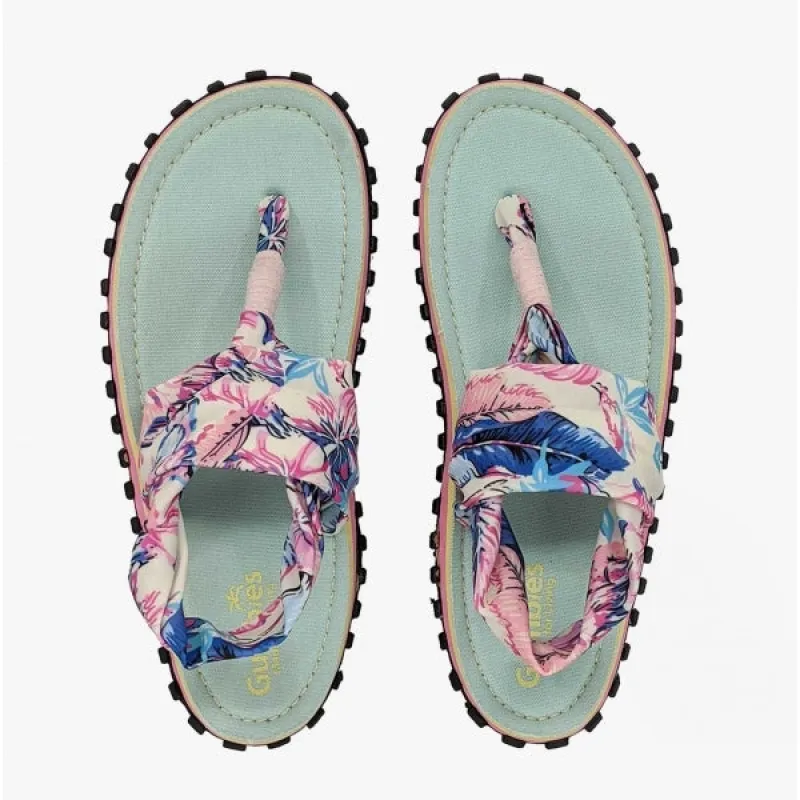 Gumbies SLINGBACK Womens Textile Sandals Mint/Pink sold by Shuperb