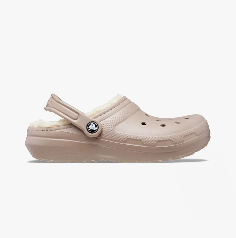 Crocs 203591-2YB CLASSIC LINED Unisex Clogs Mushroom/Bone sold by Shuperb