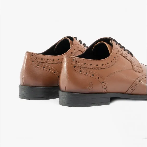 Hush Puppies ELLIOT Mens Leather Brogue Oxford Shoes Tan sold by Shuperb product image thumbnail 5