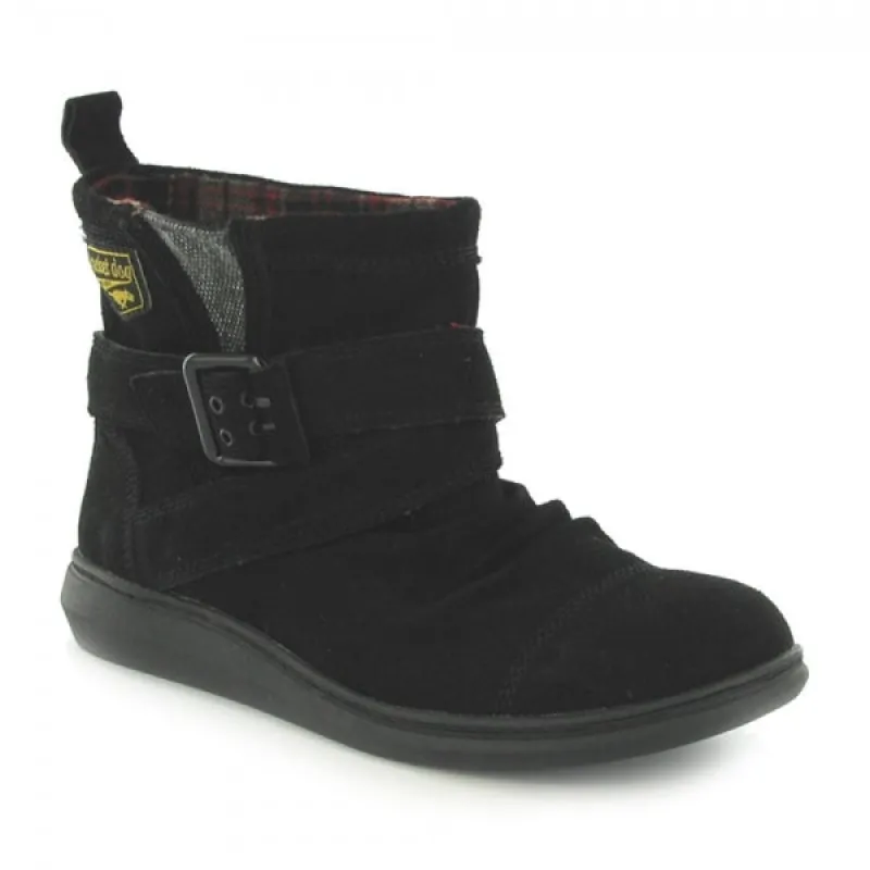 Rocket Dog MINT Womens Suede Boots Black sold by Shuperb