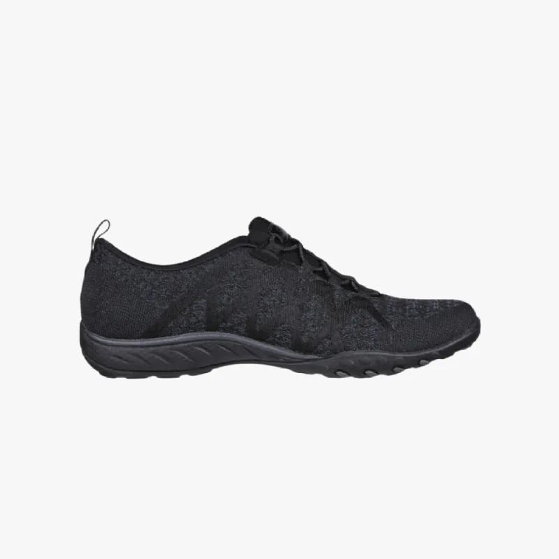 BREATHE-EASY-INFI-KNITY Womens Slip-On Trainers Black sold by Shuperb