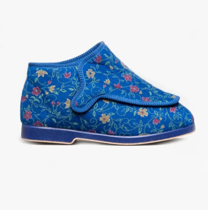 GBS RHONA Womens Boot Slippers Blue sold by Shuperb
