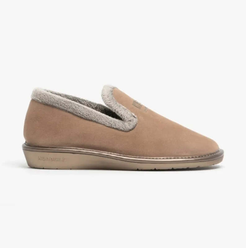 AFELPADO PIEDRA Womens Slippers Brown sold by Shuperb