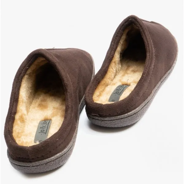 Jo & Joe CLIFF Mens Mule Slippers Brown sold by Shuperb product image thumbnail 4