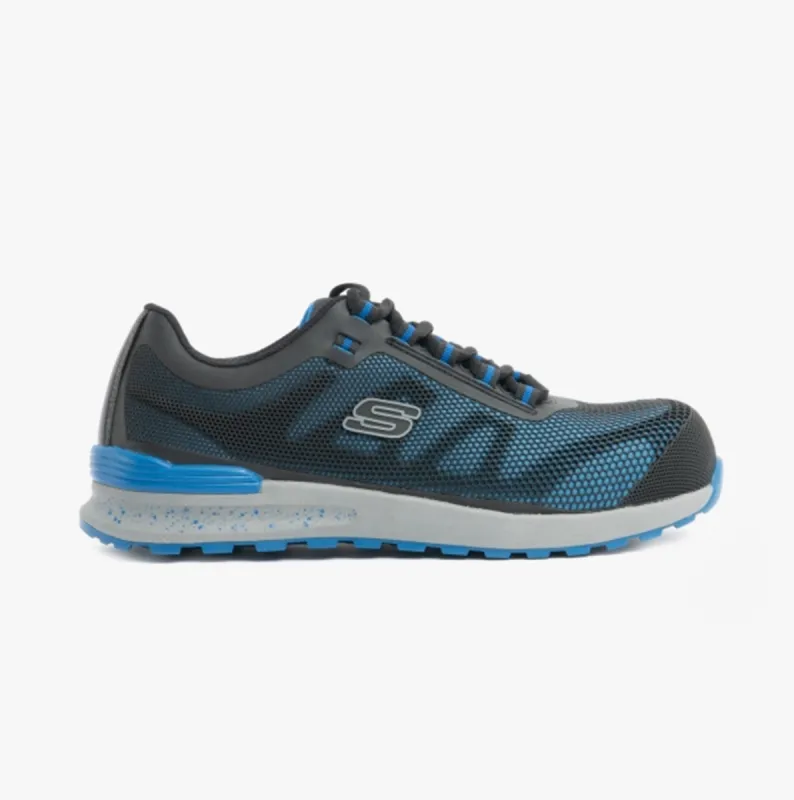 Skechers Work Skechers Work 77180EC BULKLIN - LYNDALE Mens Safety Trainers Blue sold by Shuperb