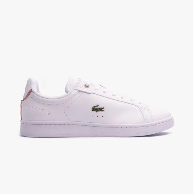 CARNABY PRO BL 23 1 Womens Trainers White/Light Pink made by Lacoste