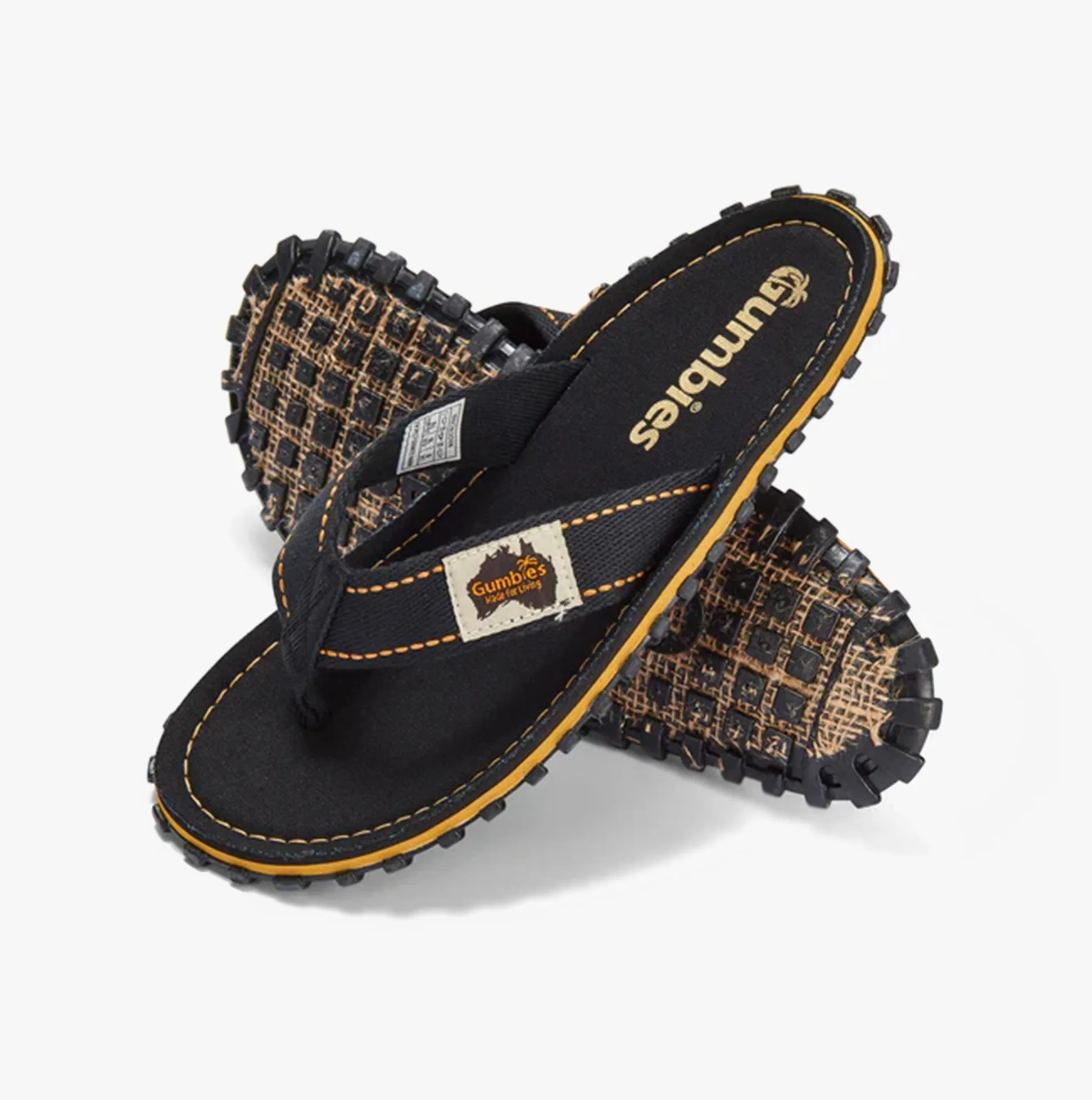 Gumbies ISLANDER Unisex Flip-Flops Classic Black sold by Shuperb product image thumbnail 3