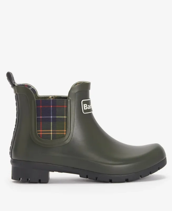 KINGHAM Womens Wellington Boots Olive sold by Shuperb