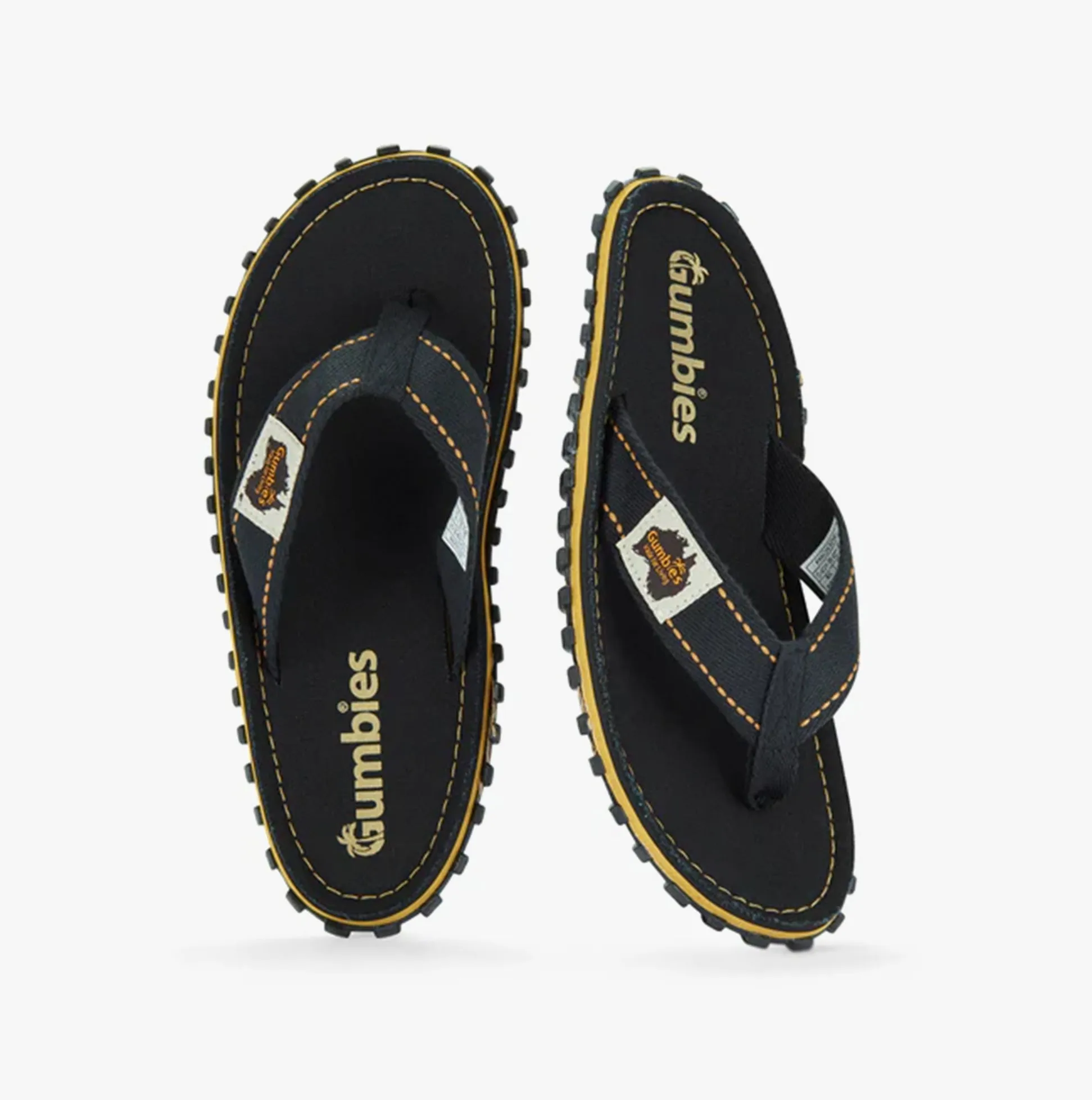 Gumbies ISLANDER Unisex Flip-Flops Classic Black sold by Shuperb product image thumbnail 4