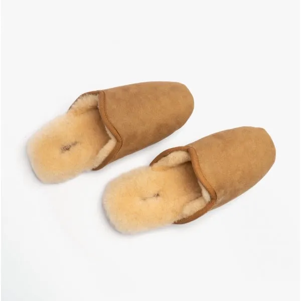 Shepherd CLEO Womens Sheepskin Mules Chestnut sold by Shuperb product image thumbnail 4