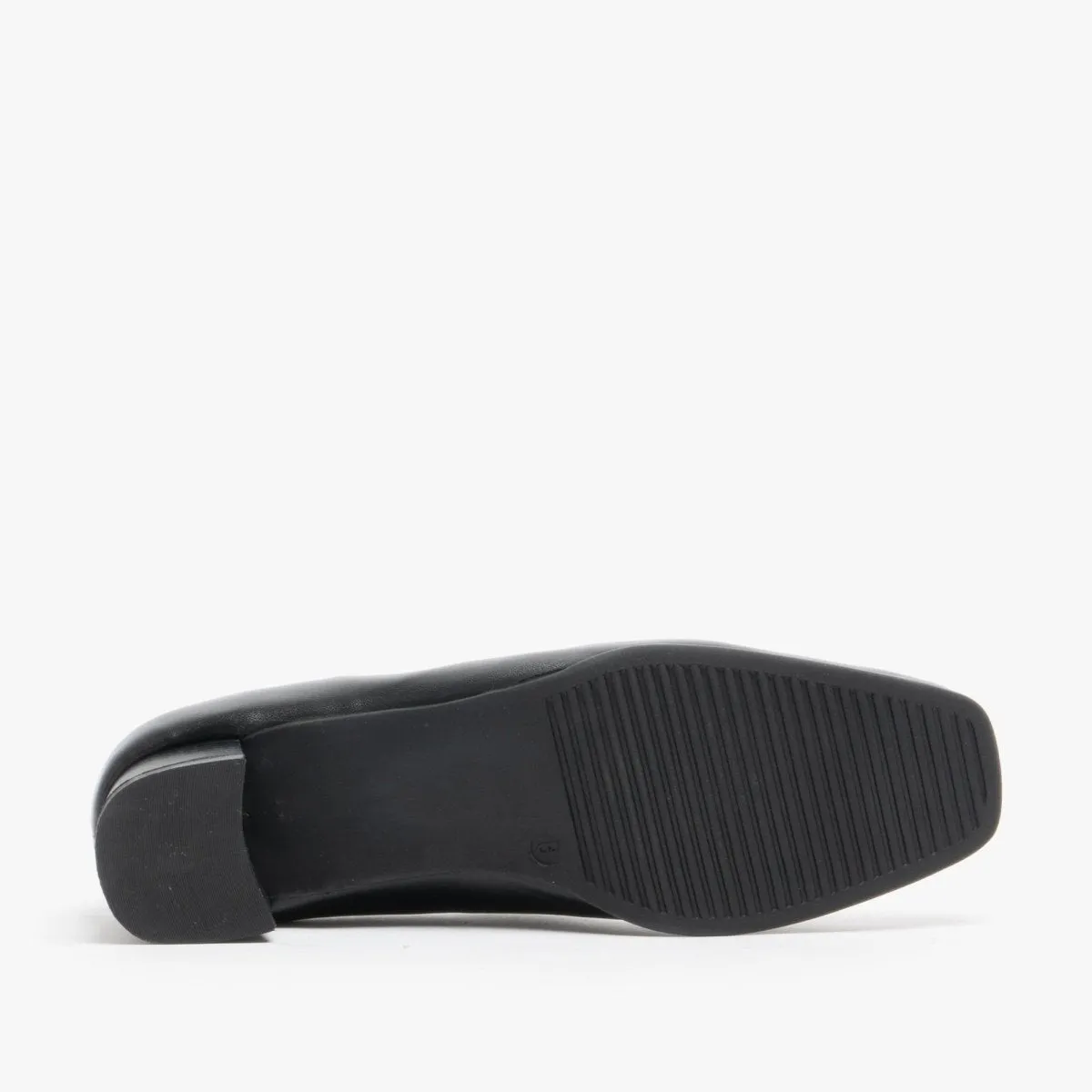 WALFORD Ladies Leather Wide Fit Court Shoes Black sold by Shuperb product image thumbnail 3