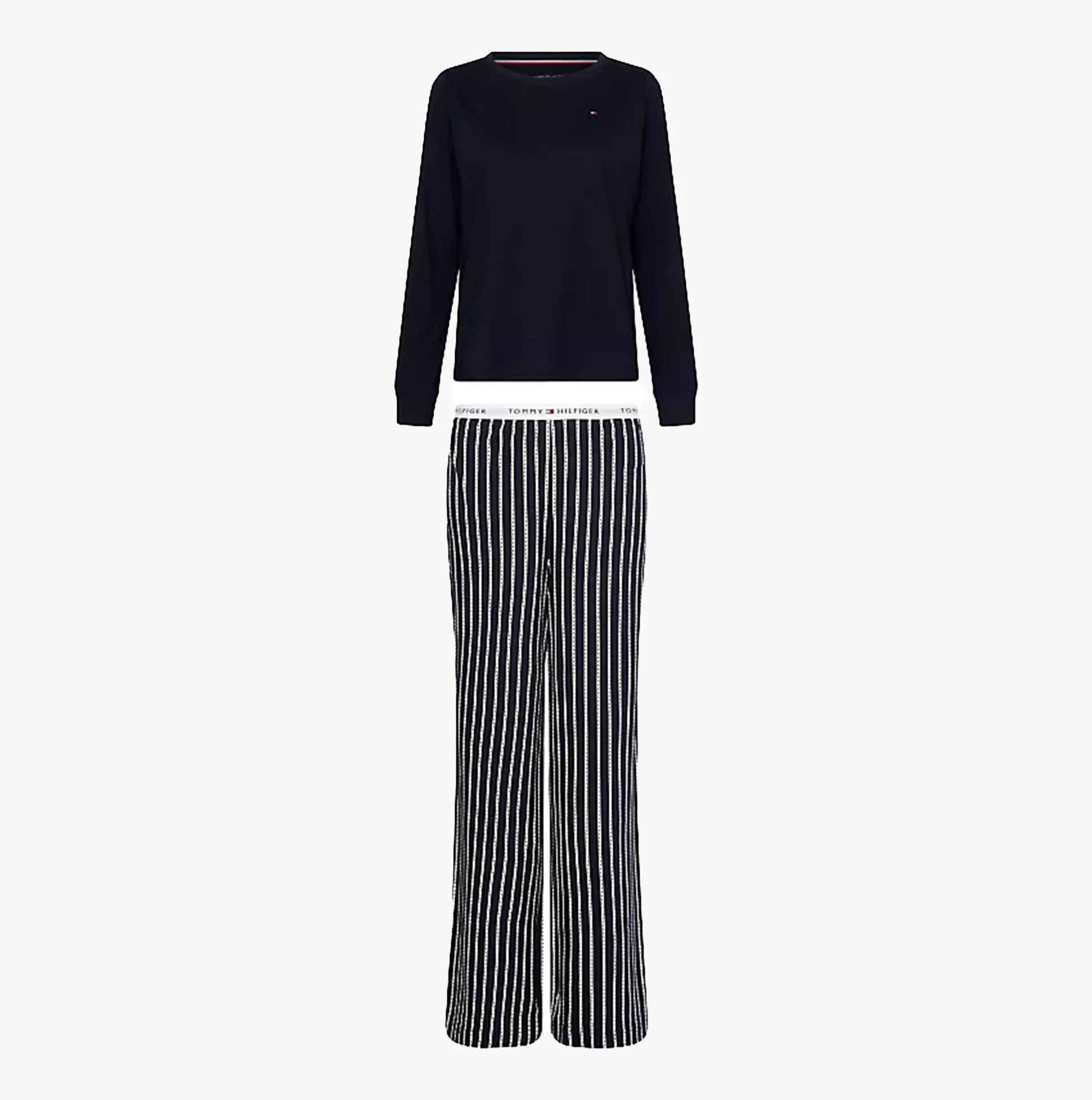 LONG SLEEVE JERSEY Womens Pyjamas Desert Sky/Argyle Stripe Desert Sky sold by Shuperb