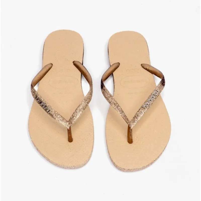 HAV SLIM SPARKLE II Ladies Flip-Flops Sand Grey sold by Shuperb