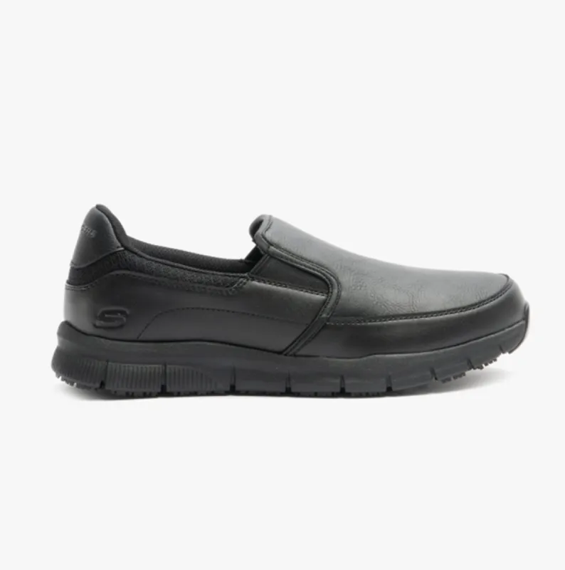 Skechers Work 77157EC NAMPA - GROTON SR Mens Occupational Trainers Black sold by Shuperb