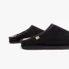 AFELPADO NEGRO Mens Mule Slippers Black sold by Shuperb