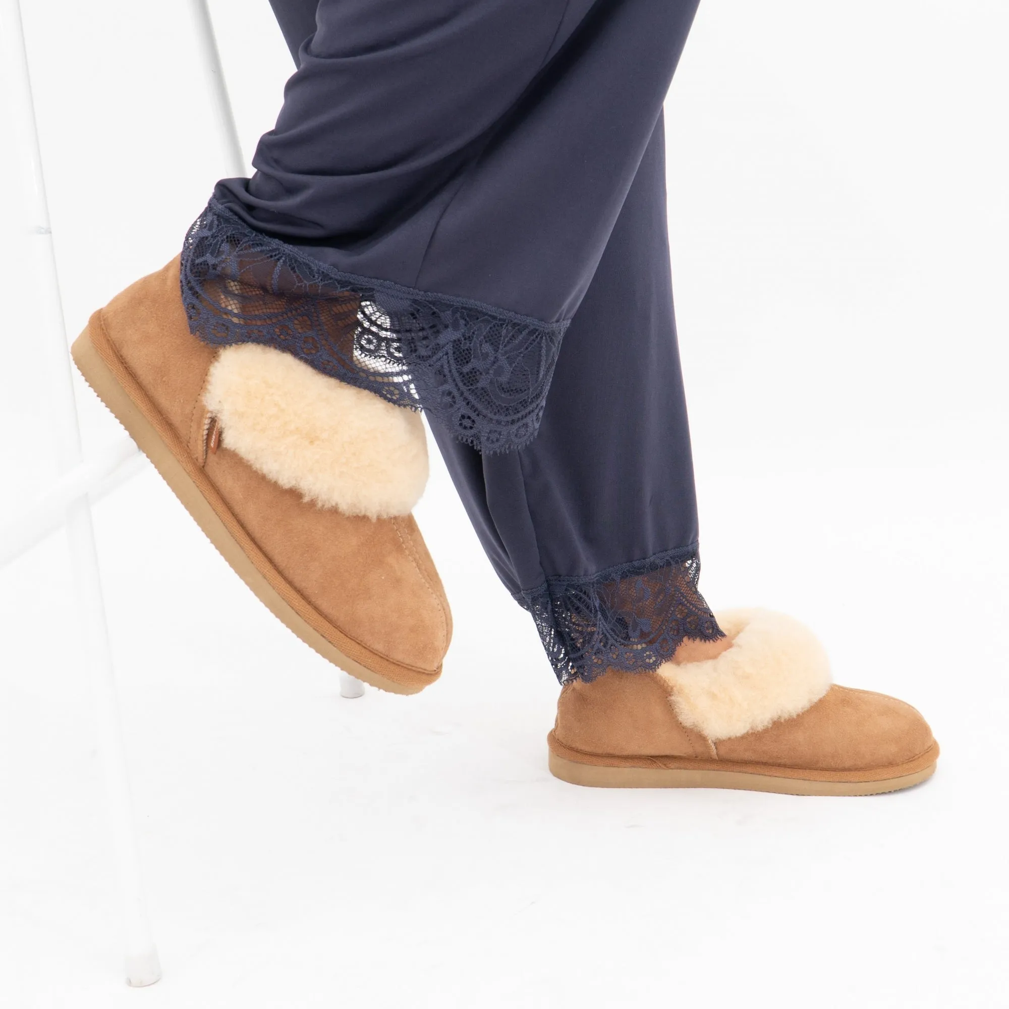 Shepherd KARIN Womens Sheepskin Slipper Boots Chestnut sold by Shuperb product image thumbnail 2