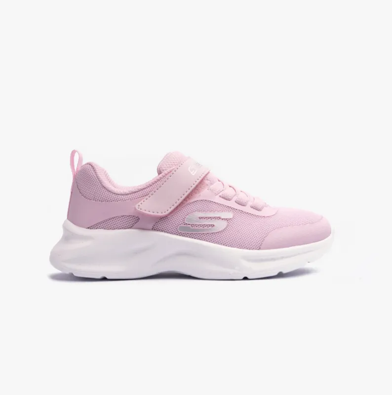 Skechers 303552L/LTPK DYNAMATIC Girls Trainers Light Pink sold by Shuperb