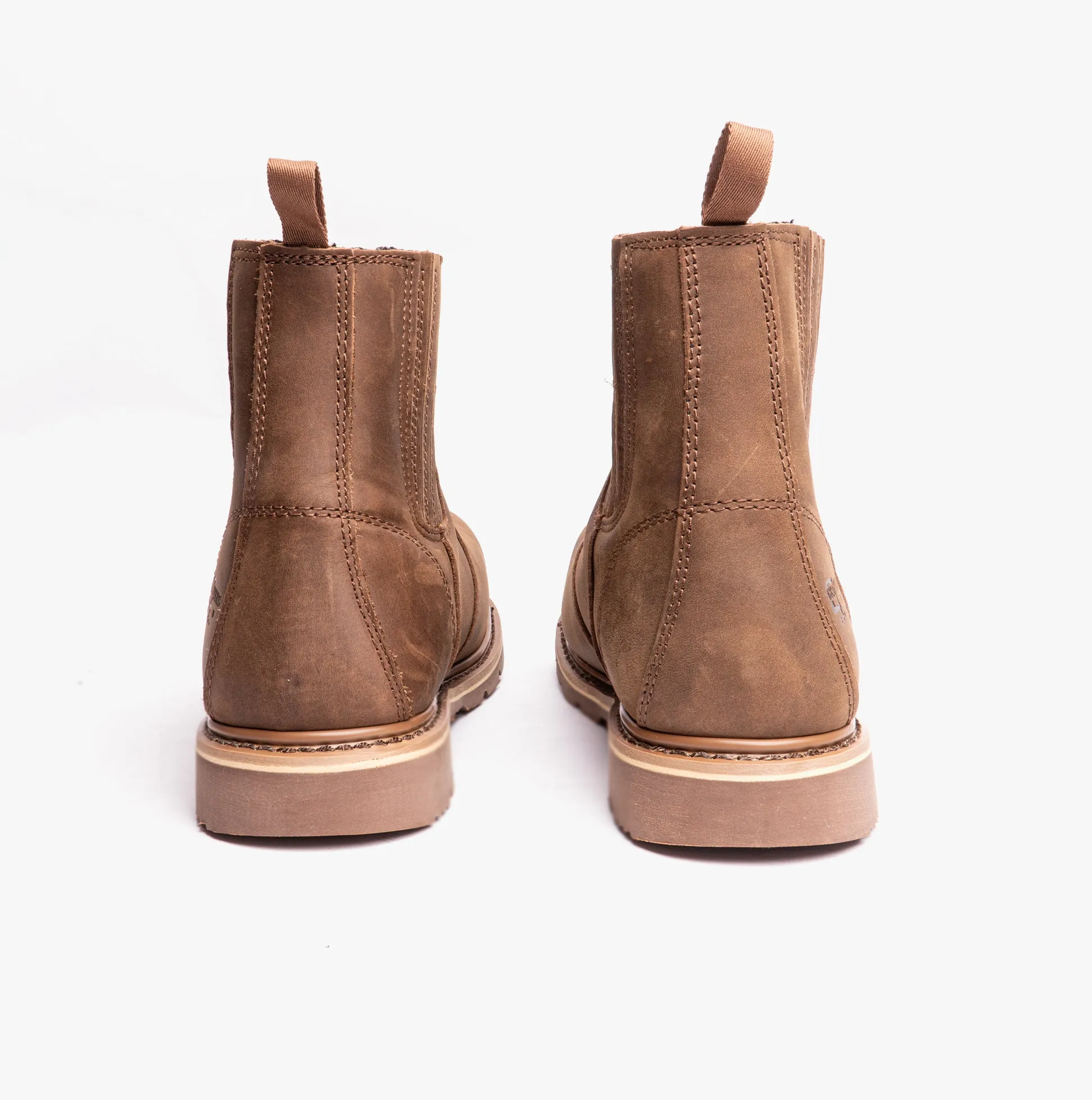 Grafters M763DB Mens Leather Safety Boots Dark Brown sold by Shuperb product image thumbnail 5