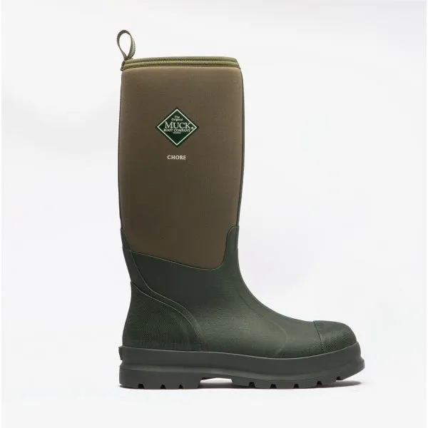 Muck Boots CHORE HI Unisex Rubber Wellington Boots Moss sold by Shuperb