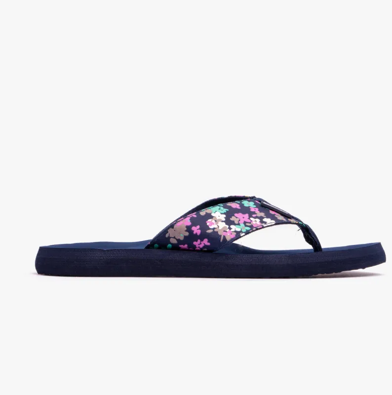 Rocket Dog ADIOS ANNIE Womens Toe Post Navy Multi sold by Shuperb