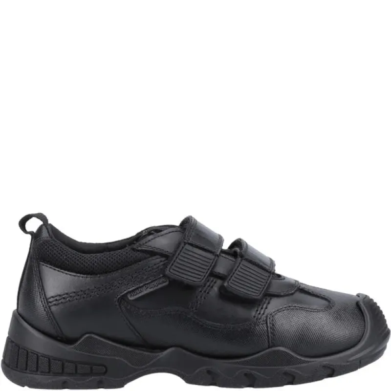 Hush Puppies TROY Boys Leather School Shoes Black sold by Shuperb