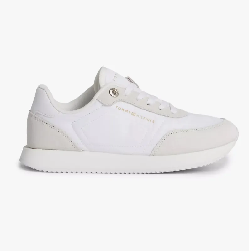 Tommy Hilfiger ESSENTIAL RUNNER Womens Sneakers White sold by Shuperb