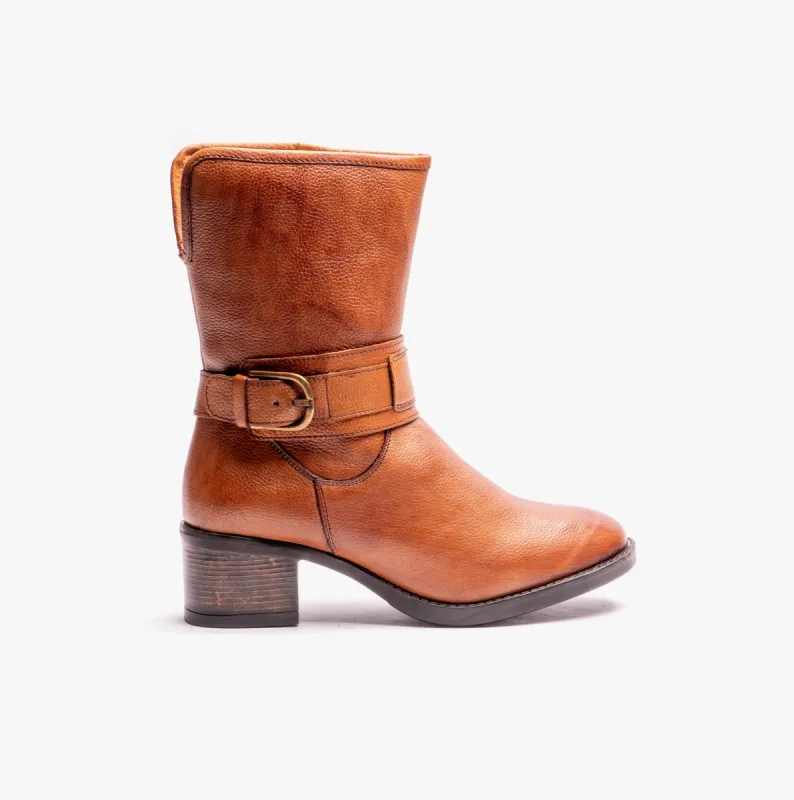 Lotus OSMOND Womens Ankle Boots Tan sold by Shuperb