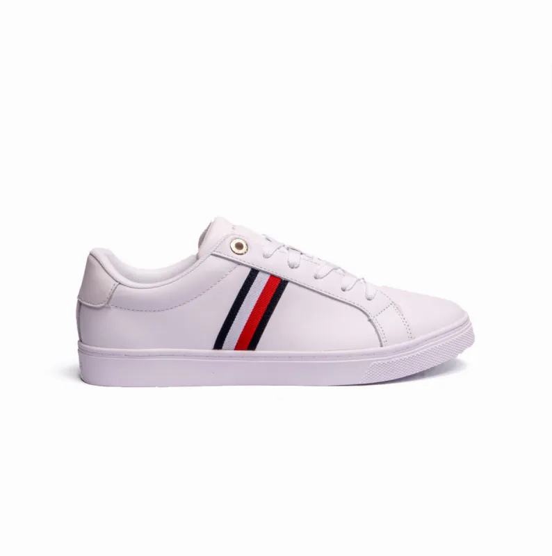 ESSENTIAL STRIPES COURT Womens Trainers White sold by Shuperb