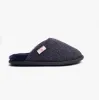 Bedroom Athletics WILLIAM Mens Mule Slippers Navy Herringbone sold by Shuperb