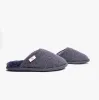 Bedroom Athletics WILLIAM Mens Mule Slippers Navy Herringbone sold by Shuperb
