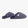 Bedroom Athletics WILLIAM Mens Mule Slippers Navy Herringbone sold by Shuperb