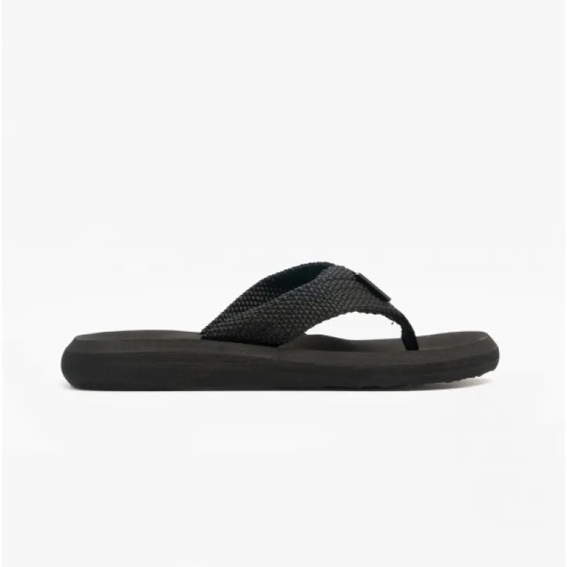 Rocket Dog SUNSET WEBBING Womens Flip Flops Black sold by Shuperb
