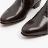 Club Cubano EMMANUEL Mens Smooth Leather Cuban Heel Boots Brown sold by Shuperb