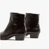 Club Cubano EMMANUEL Mens Smooth Leather Cuban Heel Boots Brown sold by Shuperb